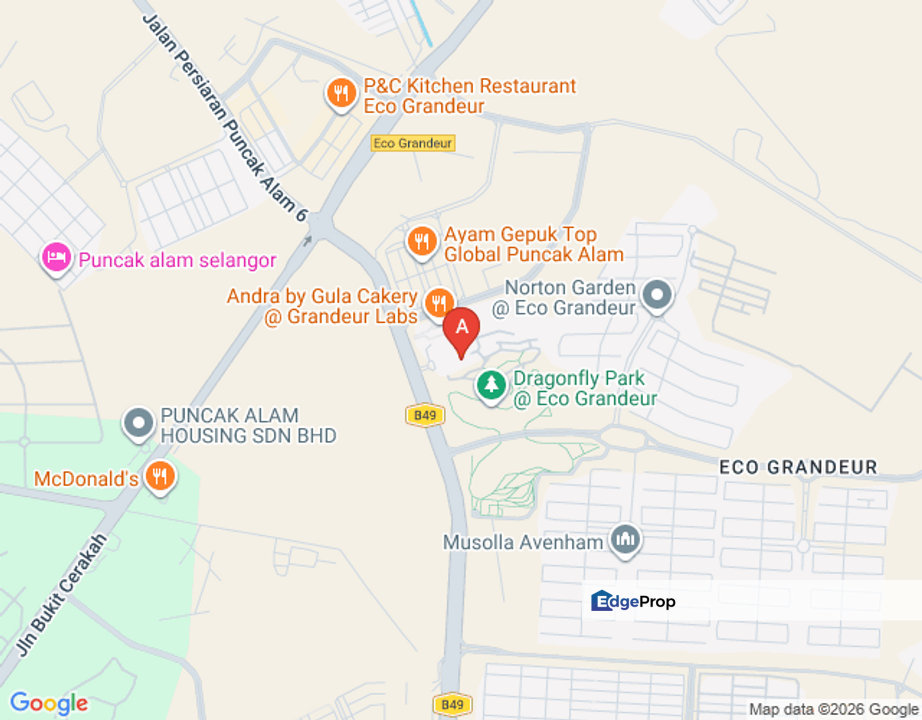 ECO GRANDEUR TERRACED HOUSE FOR AUCTION