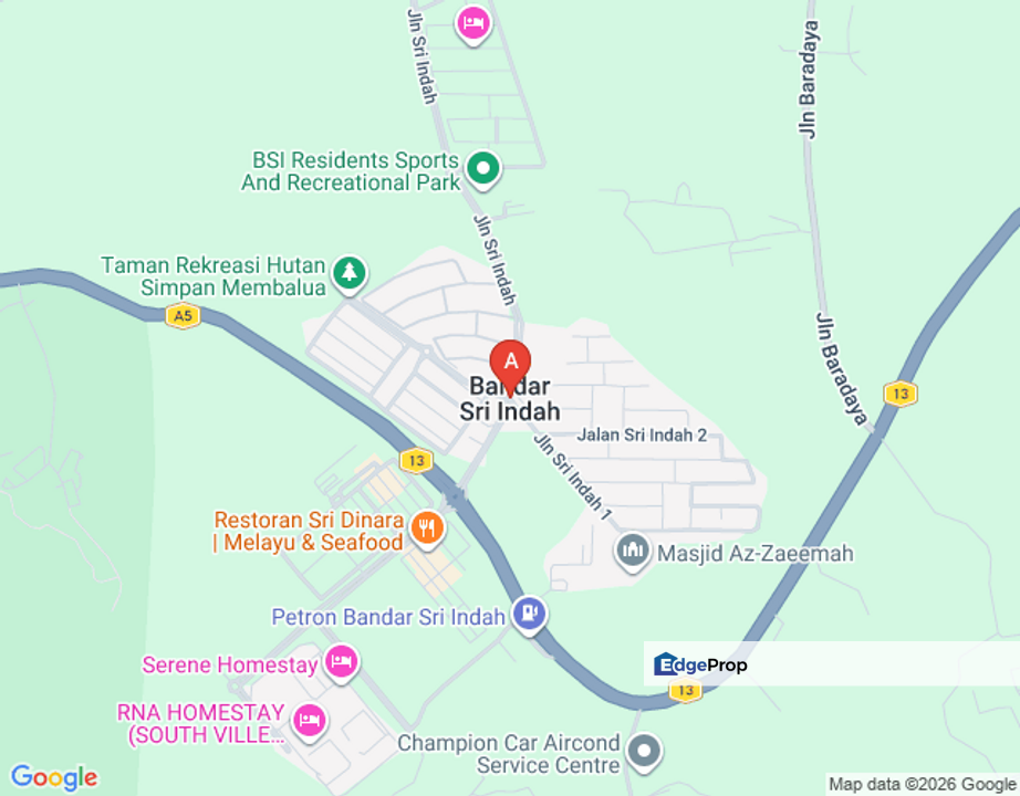 BANDAR SRI INDAH SABAH DOUBLE STOREY TERRACE HOUSE FOR AUCTION