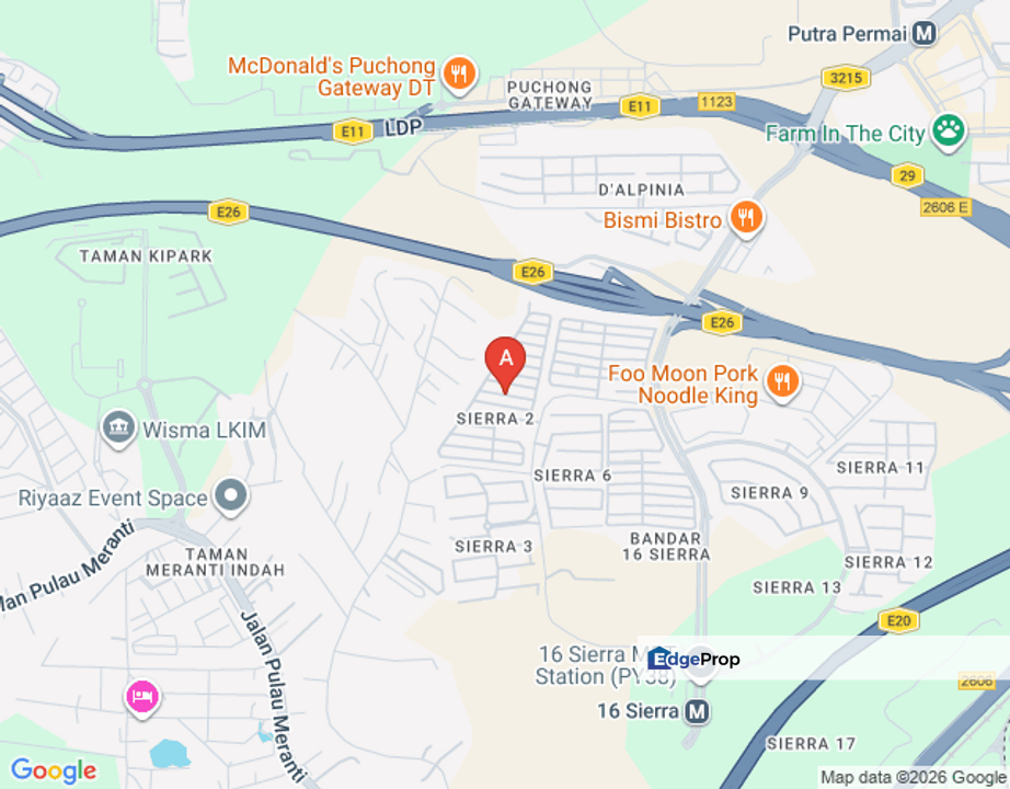 BANDAR 16 SIERRA THREE STOREY SEMI DETACHED HOUSE FOR AUCTION