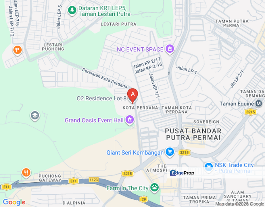 O2 RESIDENCE (RESIDENSI LOT 8) SERVICED APARTMENT FOR AUCTION 