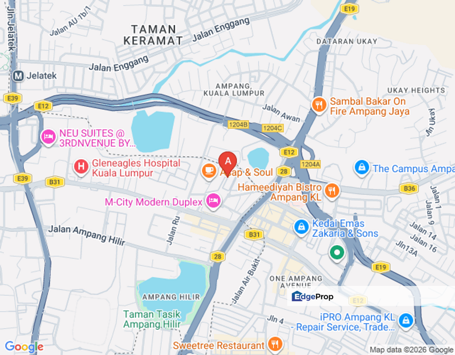 THE ELEMENTS @ AMPANG SERVICED APARTMENT FOR AUCTION