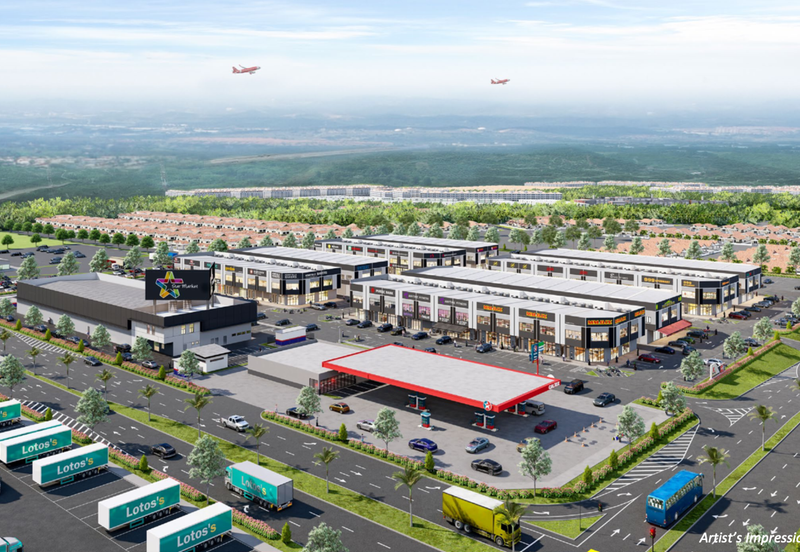 Double Storey Shoplot K Commercial Camellia @ Bukit Beruntung, Rawang For Sale 