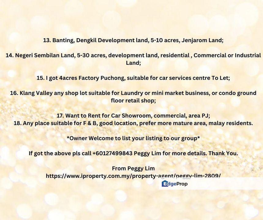 Commercial Land @ Klang, Selangor For Rent , Selangor, Klang