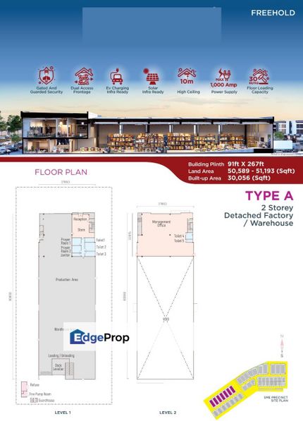 2 Storey Detached Factory Located At Banting , Selangor, Selangor, Banting