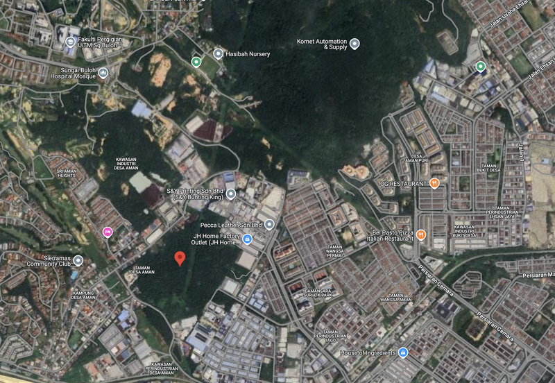3.9 Acres - 4.017 Acres Industrial Land at Desa Aman , sungai  Buloh, Gombak For Sale