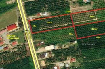 Tanah 8.8ekar Freehold Assam Jawa tepi jalan Kapar , Kuala Selangor