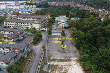 Tanah Komersial 3ekar ada Dewan Serbaguna Meru , Ipoh