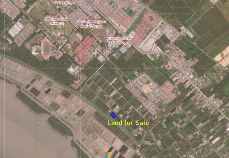 Tanah cantik 1 ekar Non Bumi Bandar Kuala Selangor