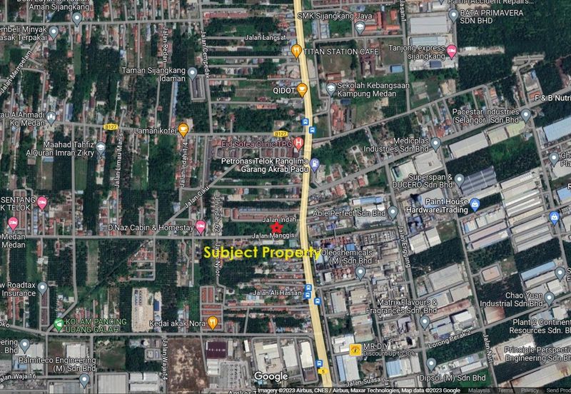 Tanah 5 ekar tepi jalan besar Sijangkang , Telok Panglima Garang