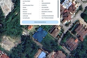 WOW Bungalow Lot Freehold 7,123sqft , Taman Desa Baru Cheras