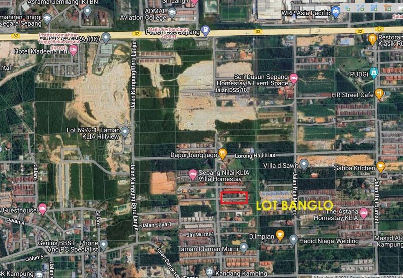 SALAK TINGGI , SEPANG KLIA , LOT BANGLO FREEHOLD FOR SALE