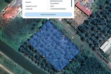 Tanah cantik 1 ekar Non Bumi Bandar Kuala Selangor