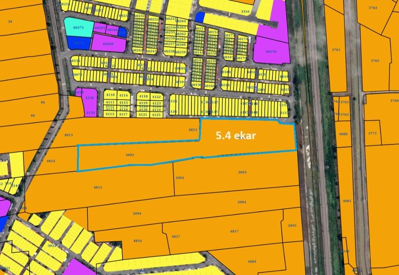 ANAK BUKIT AOR SETAR TANAH 5.4 EKAR FREEHOLD UNTUK DI JUAL