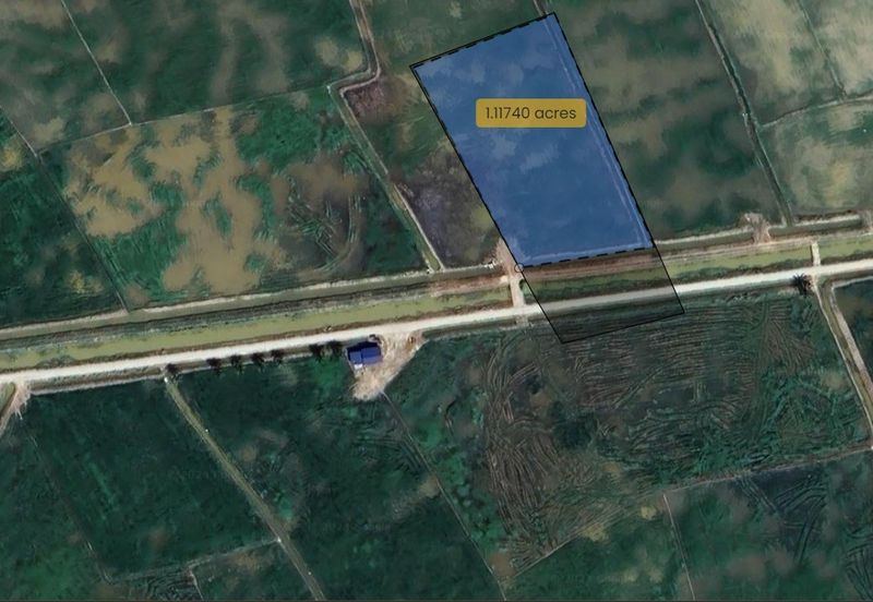 Tanah Potensi First Grade 1.4 ekar untuk pembangunan di belakang Balai Polis Bandar Perda sebelah Permatang Pauh