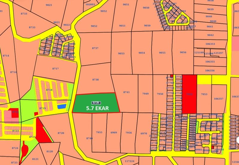 Tanah Zon Perumahan seluas hampir 6 ekar di Sg Merab sebelah Putrajaya. Terletak di tepi jalan dan sesuai untuk projek perumahan dan sebagainya. 