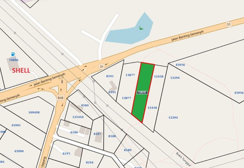 DENGKIL KAJANG 0.9 ACRE LAND PREMIUM LAND AND COMMERCIAL ZONE FOR SALE