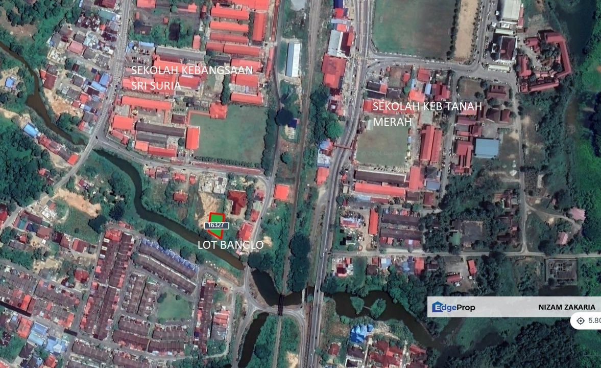 TANAH LOT BANGLO Geran Individu di TANAH MERAH , KELANTAN, Kelantan, Tanah Merah