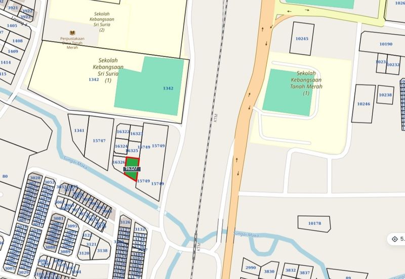 TANAH LOT BANGLO Geran Individu di TANAH MERAH , KELANTAN