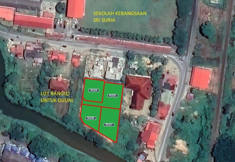 TANAH LOT BANGLO Geran Individu di TANAH MERAH , KELANTAN