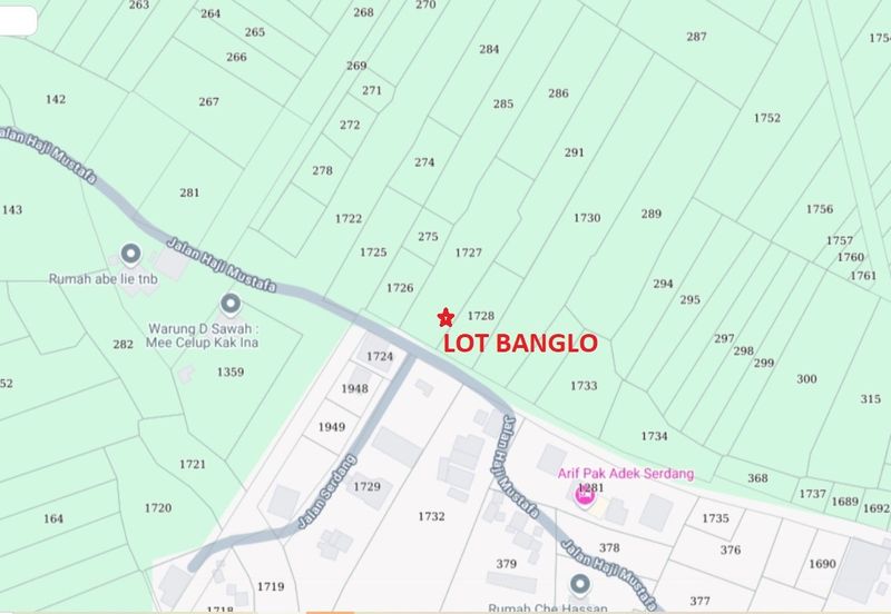 TANAH LOT BANGLO Geran Individu di Pasir Mas , Kelantan