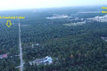 TANJUNG KARANG , KUALA SELANGOR TANAH 5 EKAR FREEHOLD DEKAT HOSPITAL TG KARANG FOR SALE