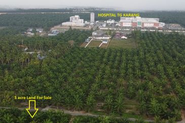 TANJUNG KARANG , KUALA SELANGOR TANAH 5 EKAR FREEHOLD DEKAT HOSPITAL TG KARANG FOR SALE