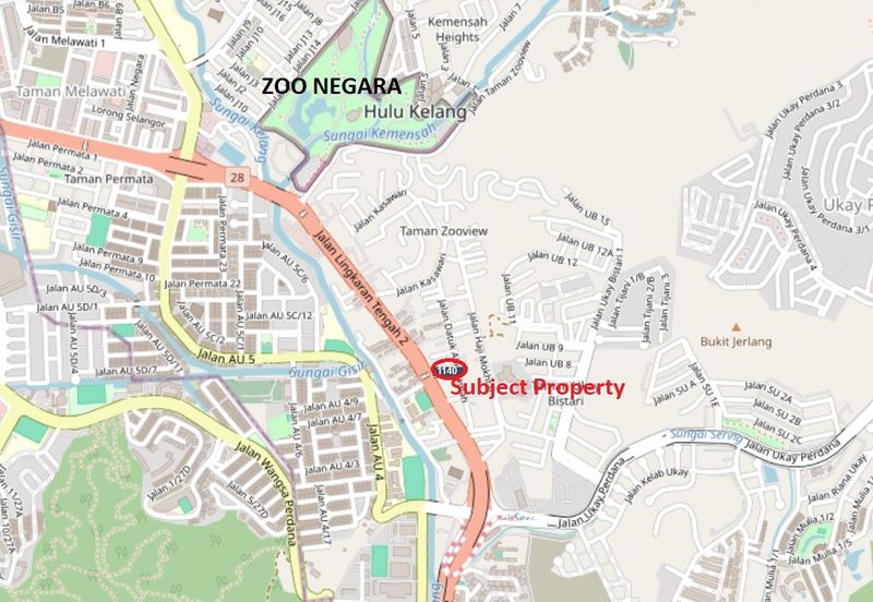 ULU KLANG KUALA LUMPUR LAND WITH  8 Doors Rented House Unit FOR SALE