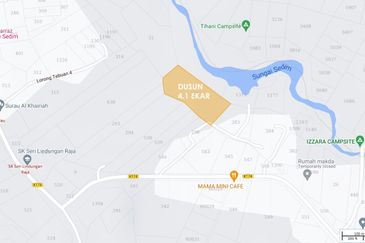 Dusun durian 4.1ekar plus rezab sungai 1 ekar Sedim , Kulim ,  Kedah