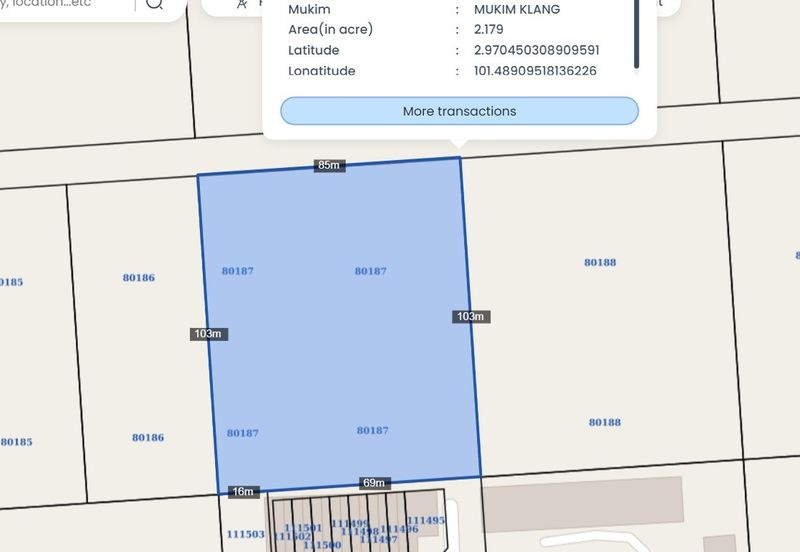 JOHAN SETIA KLANG _ 2 ACRE LAND NON BUMI WITH RESIDENTIAL ZONNING