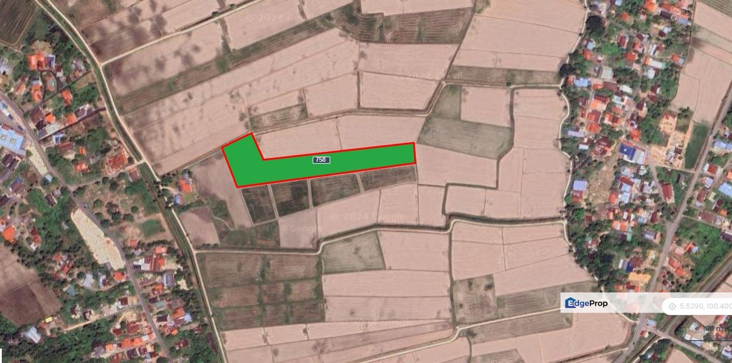 Tanah sawah 3.2ekar First Grade Freehold Permatang Rambai , Penaga , Seberang Perai Utara , Penang, Penang, Seberang Perai