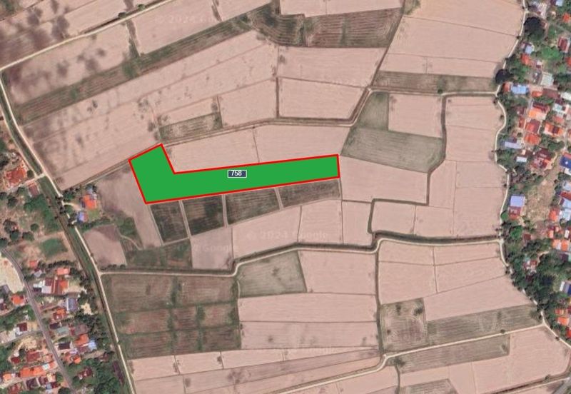 Tanah sawah 3.2ekar First Grade Freehold Permatang Rambai , Penaga , Seberang Perai Utara , Penang