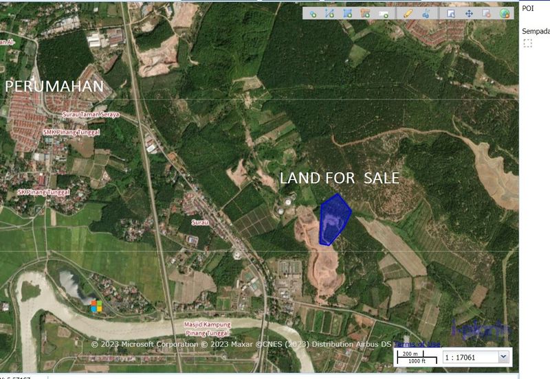 PINANG TUNGGAL SG PETANI AGRI LAND 16 ACRE FREEHOLD WITH RESIDENTIAL ZONNING