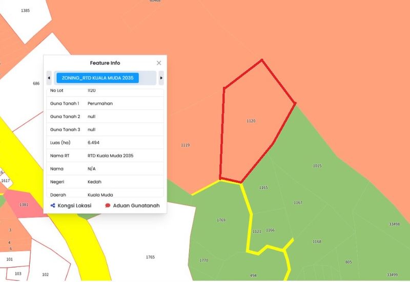 PINANG TUNGGAL SG PETANI AGRI LAND 16 ACRE FREEHOLD WITH RESIDENTIAL ZONNING