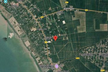 Tanah FREEHOLD 2.52 ekar Permatang Tengah, Mukim Api-Api, K. Selangor