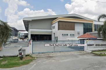 For Sale Below Market Value 2 Storey Semi-D Factory (@ Kawasan Perindustrian Meru Barat, Klang, Selangor 