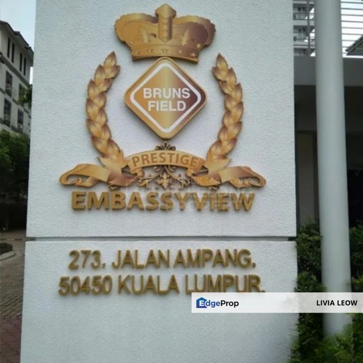 Sale -27%  Below Market  Brunsfield Embassyview Jalan Ampang Kuala Lumpur, Kuala Lumpur, Taman U-Thant