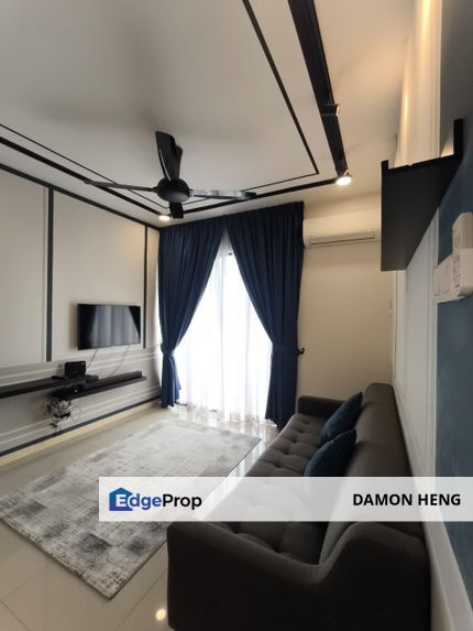 Rent Condo Residensi Rampai II Setapak 950sf Furnish 4Rooms 2CarPark Near AEON Big Wangsa Maju, Kuala Lumpur, Setapak