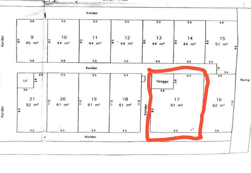 Sale Shop Lot Prima Setapak 7 Jalan Prima Setapak 980sf NFurnish Near Giant Setapak