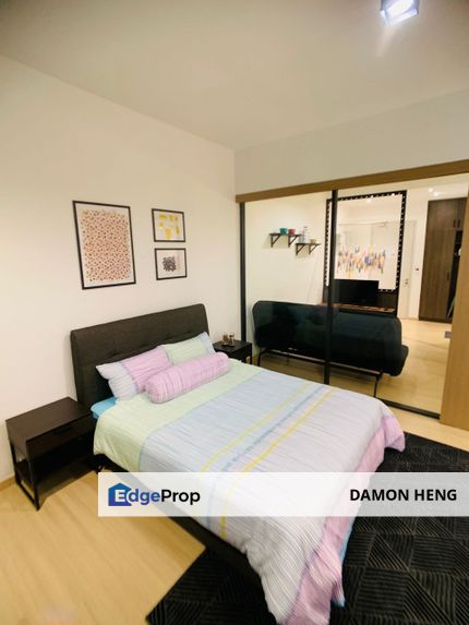 Condo Rent Dsara Sentral Sg Buloh Selangor 504sf Furnish Studio 1CPark, Selangor, Sungai Buloh