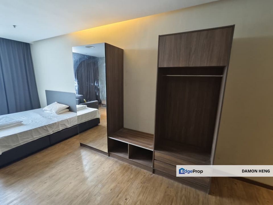 Condo Rent Bangsar Trade Center Hotel 500sf Studio Furnish LRT Kerinchi, Kuala Lumpur, Bangsar