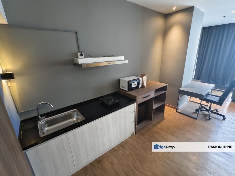 Condo Rent Bangsar Trade Center Hotel 500sf Studio Furnish LRT Kerinchi, Kuala Lumpur, Bangsar