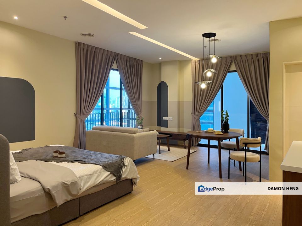 Condo Rent Bangsar Trade Centre 570sf Studio LRT Kerinchi Furnished, Kuala Lumpur, Bangsar