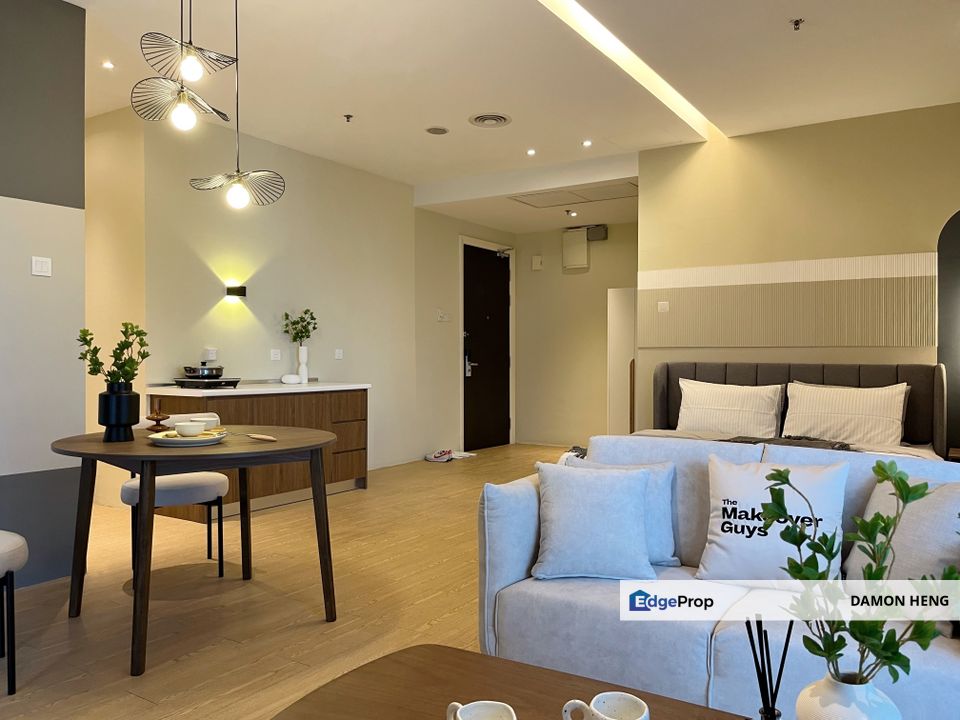 Condo Rent Bangsar Trade Centre 570sf Studio LRT Kerinchi Furnished, Kuala Lumpur, Bangsar