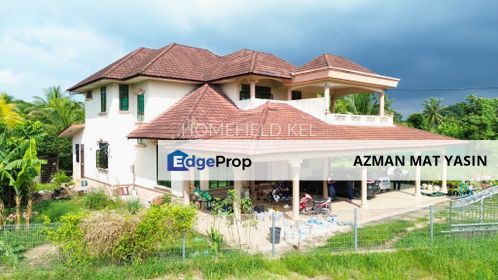 [Tanah Luas 17,820 kps] Rumah Banglo Besar 2 Tingkat Tanah Luas Kg Seribong dekat SK Seribong, Kelantan, Kota Bharu