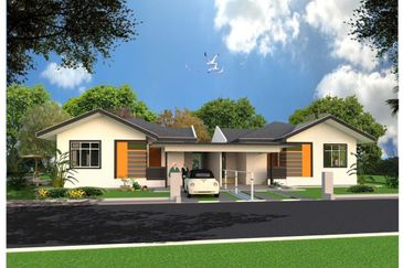 Rumah Semi-D Setingkat Design Moden Taman Lestari Perdana Kandis Bachok