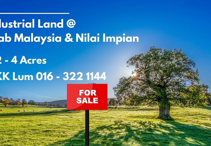 Nilai Land & Factory For Sale