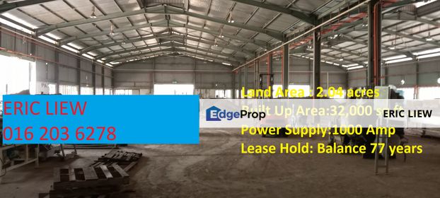 Detached Factory/Warehouse at Perindustrian Beranang Semenyih for SALE, Selangor, Semenyih