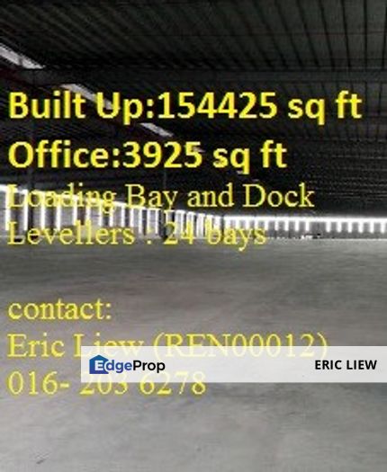 Warehouse space available on 1st July at U10  Industrial park Shah Alam , Selangor, Shah Alam