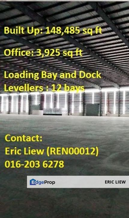 Warehouse space available around  Beg Oct 2024  at U10  Industrial park Shah Alam , Selangor, Shah Alam