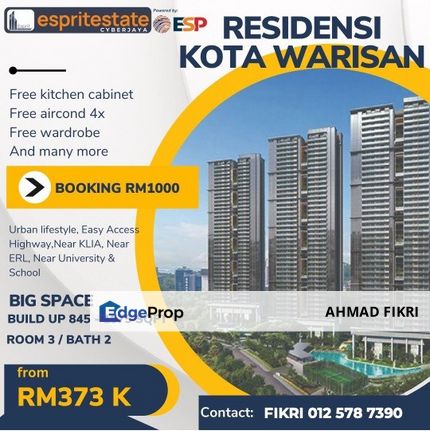 New Apartment at Kota Warisan Sepang Selangor, Selangor, Sepang